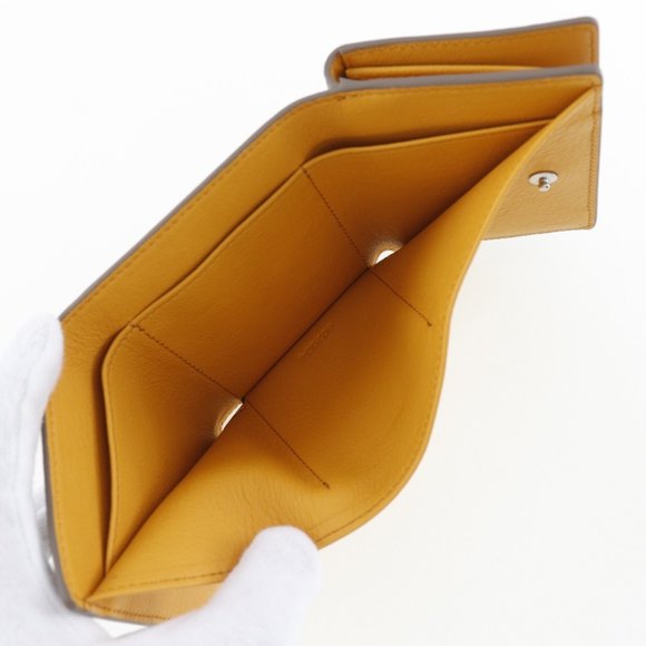 HUNTING WORLD Tri-fold wallet, leather, brown, snap button, women's, H141624922 - Picture 6 of 10